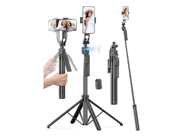 &uu TRIPODE CELULAR Y GOPRO + BT + SEGUIMIENTO HX-ZJ6111